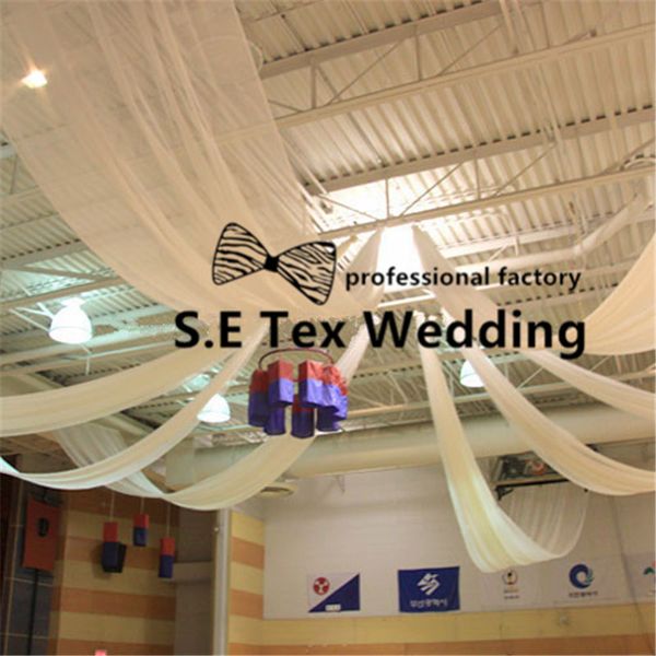 2019 150cm Wide Luxury Wedding Roof Drape Fabric Canopy