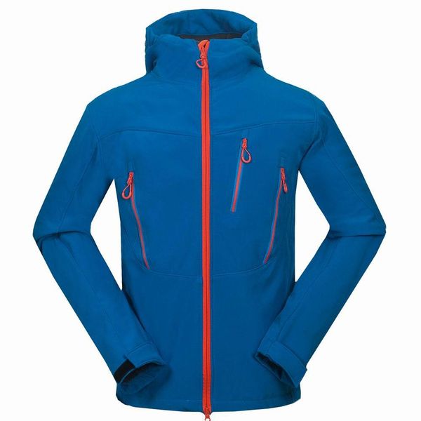 

men's soft shell jacket outdoor windproof skiing jackets snow skiwear skating clothes hiking sport clothing, Black;brown