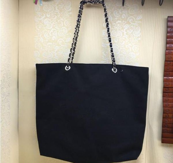 

new style shopping canvas chain bag luxury pattern travel bag women wash bag cosmetic makeup storage canvas case vip gift