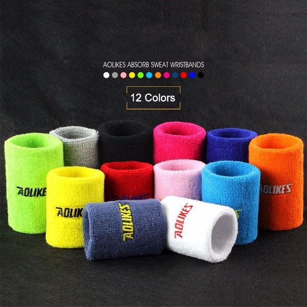 

1pcs tennis badminton elastic protector wristbands wrist support for gym sports weightlifting wrist brace cotton, Black;red
