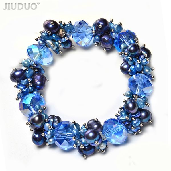 

meteor colorful pearl bracelet for women fashion crystal bracelets with ston exclusive designed vibrant jewellery, Golden;silver