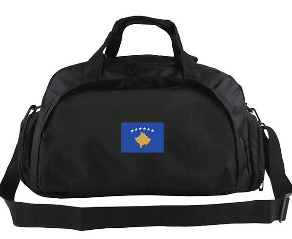 

kosovo duffel bag yk metohija flag tote national backpack country banner 2 way use luggage sport shoulder duffle badge sling pack
