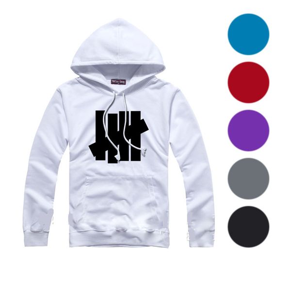 

new arrival undefeated hoodies undftd exo streetwear high street sweatshirt winter autumn pullover hoodies s -3xl, Black
