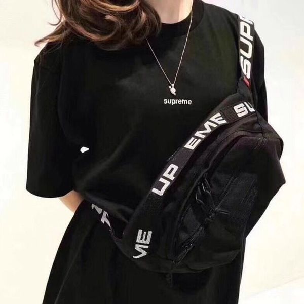 

18ss waist bag 3m 44th sup fanny pack fashion waist men canvas hip-hop belt bag men messenger bags 17aw small shoulder bag 3m new