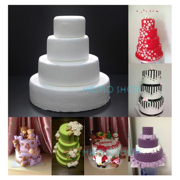 

1pcs different sizes handmade round cake foam polystyrene styrofoam party diy new decorations