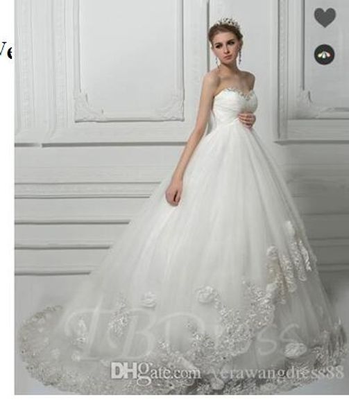 

Maternity wedding dre e beading lace up ball gown lace pregnant wedding dre