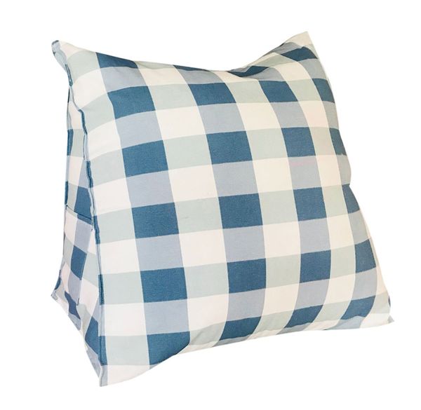 Eonshine Fluffy Microfiber Filled Triangle Wedge Bloster Cushion