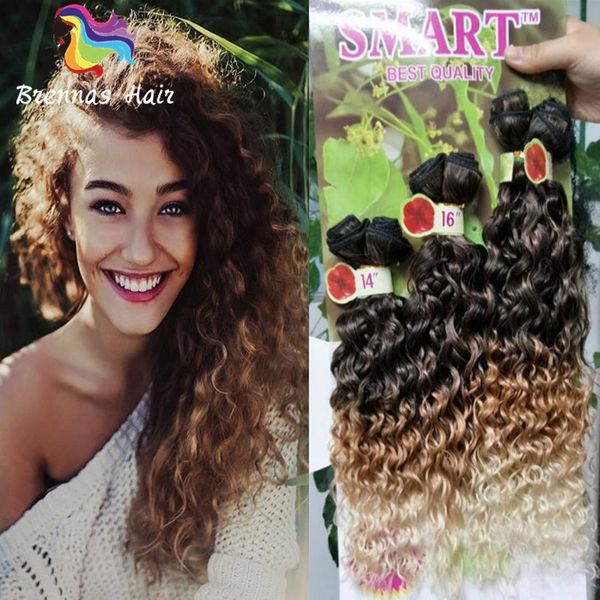 2020 220g Brazilian Kinky Curly Hair Weaves Sew In Hair Extensions