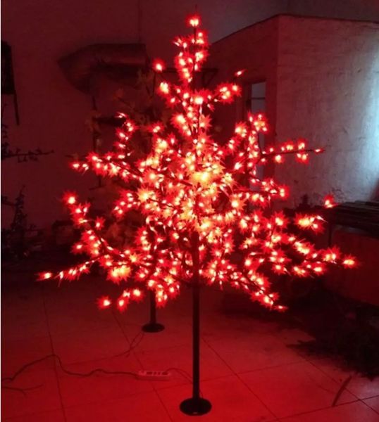 672 LEDs 6ft Höhe LED Ahornbaum LED Weihnachtsbaum Licht Wasserdicht 110/220VAC ROT/Gelb Farbe Außenbereich Kostenloser Versand