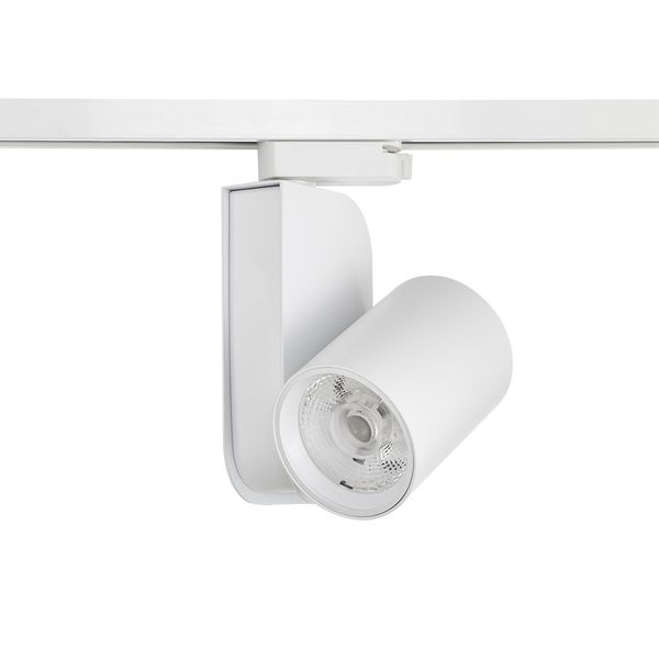 

3 phase led track light 20 wattage flexible track lighting heads black or white body for shopping mall