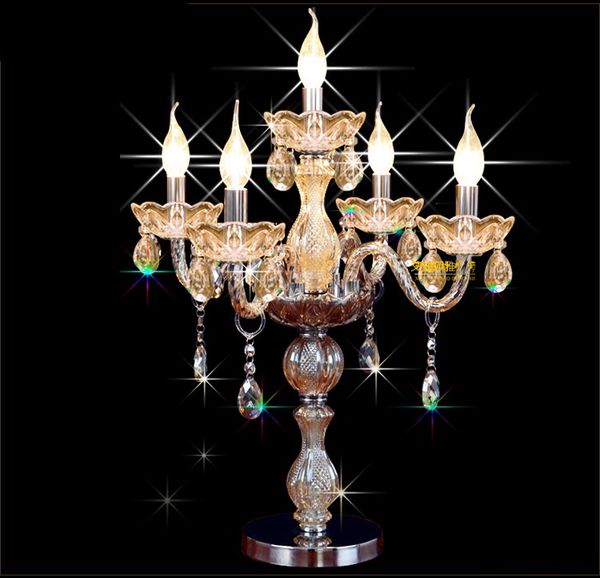 

fashion crystal table lamps for bedroom luxury crystal table lamp modern bedside lamp american k9 luxury crystal decoration lamp