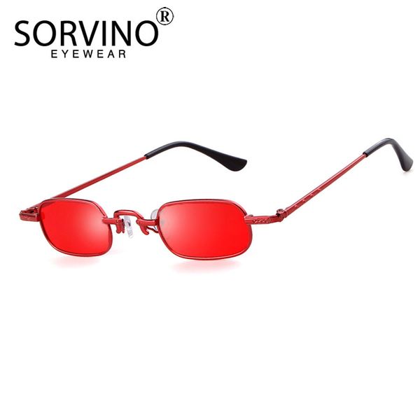 

skinny small rectangular sunglasses 2018 women men 90s steampunk goggles tiny red square sun glasses shades sp173, White;black