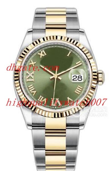 

Luxury neutral m126203 m126231 m126233 36mm 18k yellow gold tainle teel a ia eta 2813 movement automatic men watch watche