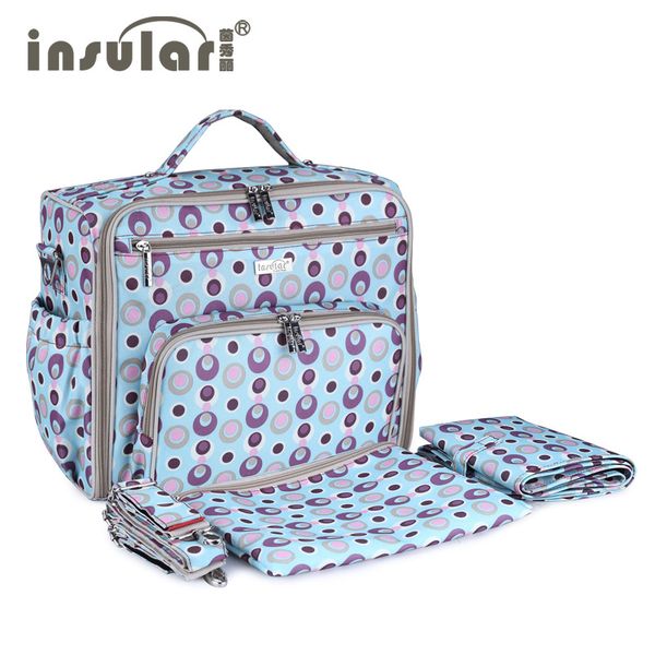 

fashion printing nylon multifunctional mummy bag bulk bag handbag backpack shoulders baby mom