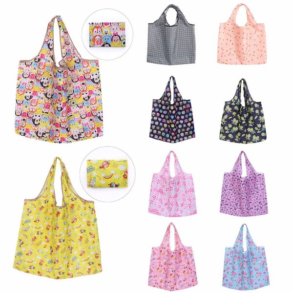 

waterproof folding reusable eco shopping travel shoulder bag pouch tote handbag women men