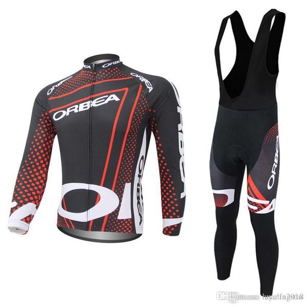 

Pro Team ORBEA Велоспорт Трикотажные костюмы костюм с длинным рукавом велосипед maillot ropa