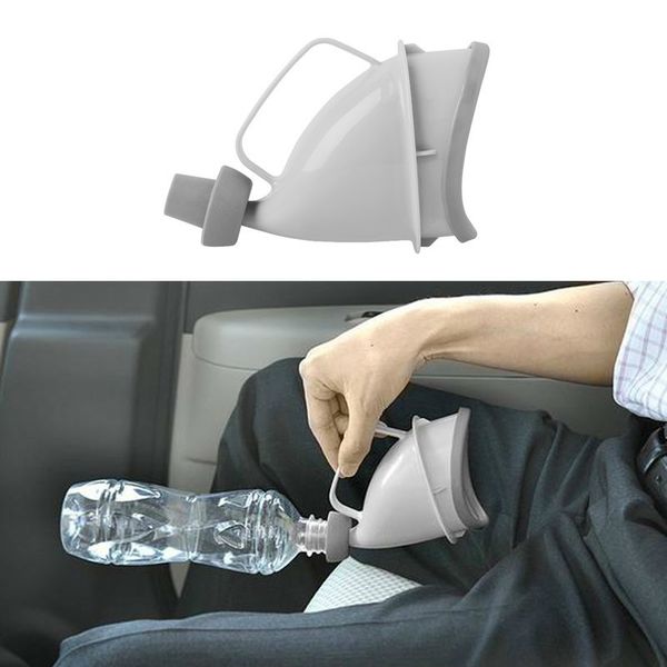 

1pc portable travel urinal car handle urine bottle urinal funnel tube outdoor camp urination device stand up & pee toilet