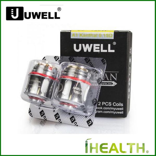 

100% Authentic Uwell VALYRIAN Coil Head 0.18ohm 0.15ohm Dual Legged Quad Replacement Coils head For VALYRIAN Tank 5ml Atomizer Dhl Shipping