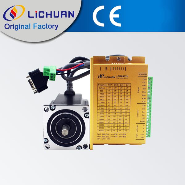 

lc57h3100+lcd357h 2 фазы 57 мм nema23 3н.м вращающего момента гибридный серво замкнутый контур steppermotor и установить stepperdriver цене