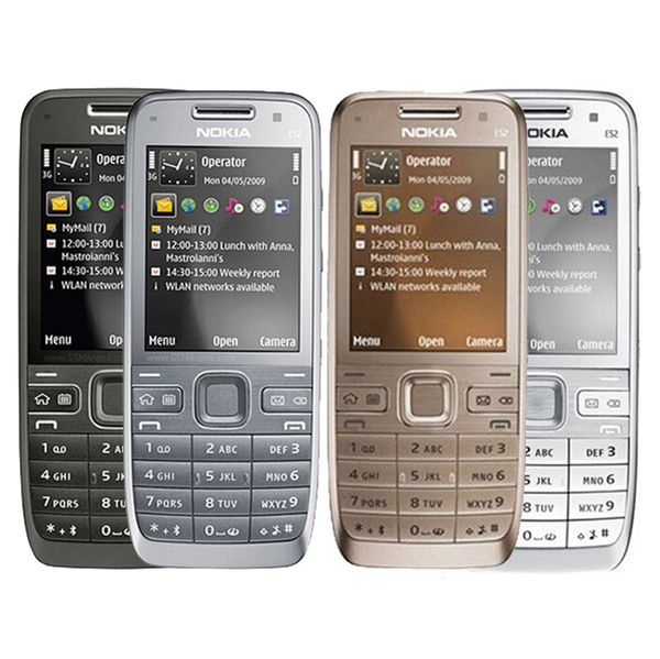 

Refurbi hed original nokia e52 3g bar phone 2 4 inch creen 3 2mp camera wifi gp bluetooth phone po t 1pc