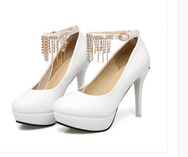 

send korean sweet edging shoes fine heel high heel woman single shoes, Black