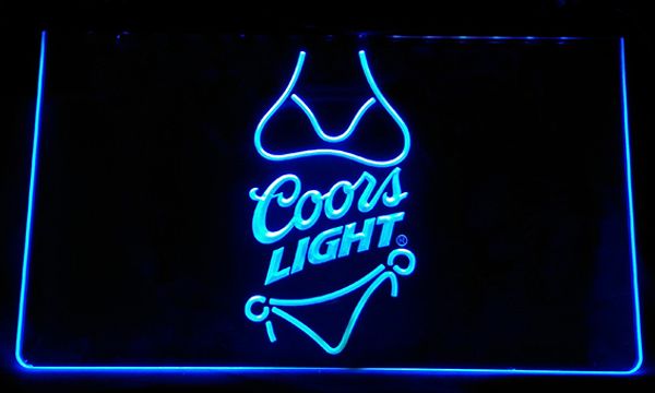 

L 105 b coor light beer bikini bar pub neon light ign decor drop hipping whole ale 8 color to choo e