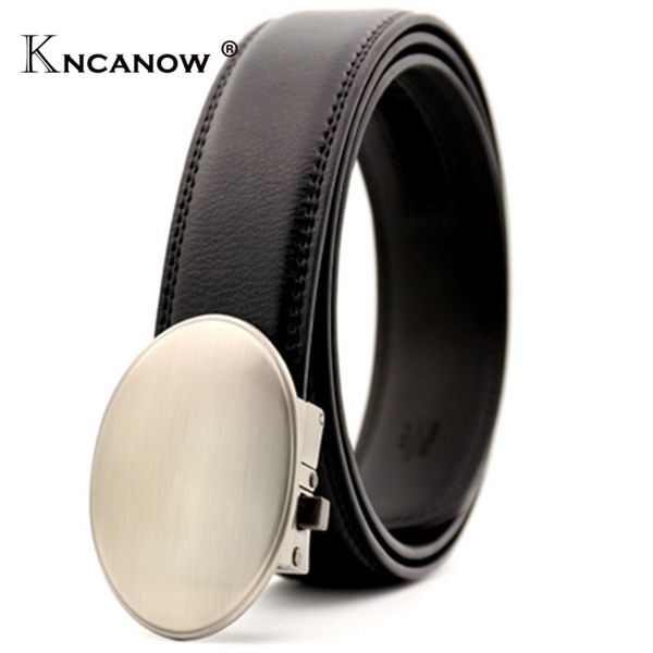 

kncanow 105-140cm brand belt strap male genuine leather ceinture men ly55-1350-1 man casual business lon, Black;brown