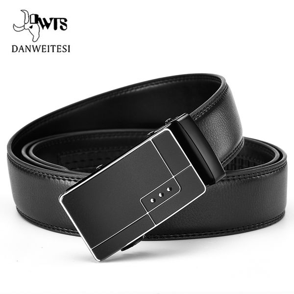 

dwts]genuine leather belts for men automatic belt male leather belt men black belts cummerbunds cinturon hombre, Black;brown