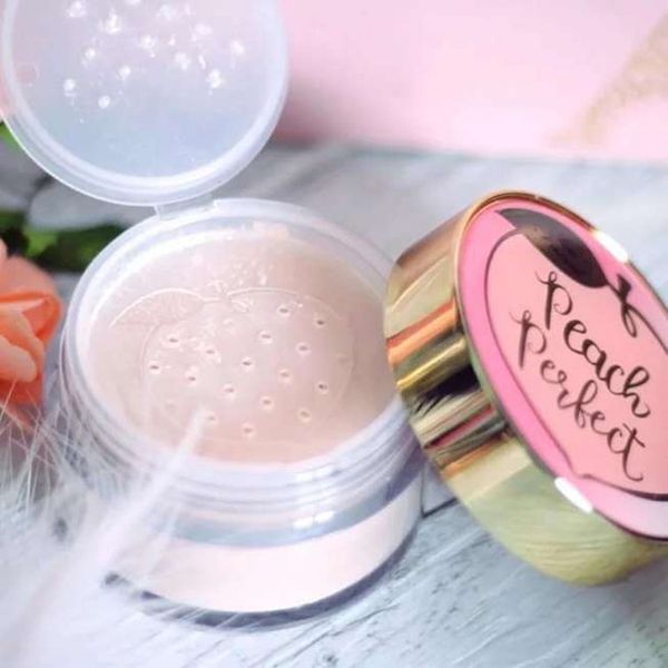 

Droshipping peach perfect mattifying loose setting powder infused with peach and sweet fig cream 35g 1.23 oz.