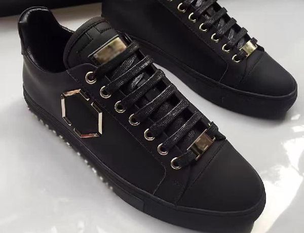 

New arrived black white 3color model men hoe leather pp material of ole hoe eu38 45 ize hipping