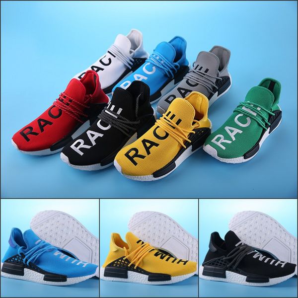 

Оптовая Человеческая Раса Фаррелл Уильямс Х Кроссовки Мужчины Женщины Кроссовки Сапоги 2018 Ходьба Скидка Спортивная Обувь Размер 36-45