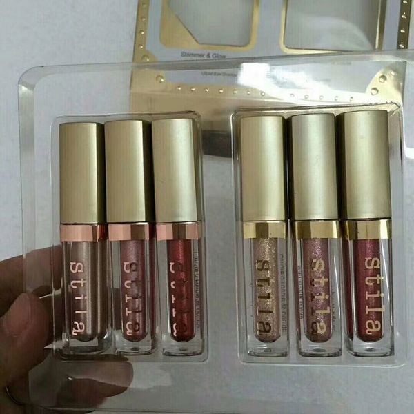 

In stock! Free Shipping DHL/ePakect Stila Eye For Elegance 6 Colors in 1 set Shining Bronzer Gold Eye Shadow Stila Liquid eyeshadow Shimmer