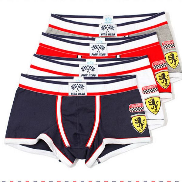 

pink heroes boxers roupa interior dos homens cartoon male mens underwear boxershorts men cotton boxer shorts, Black;white