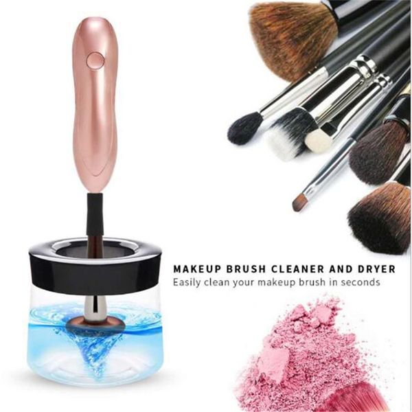 

electronic make up brush washing tool makeup brushes cleaning machine powder eyeshadow make up clean tool