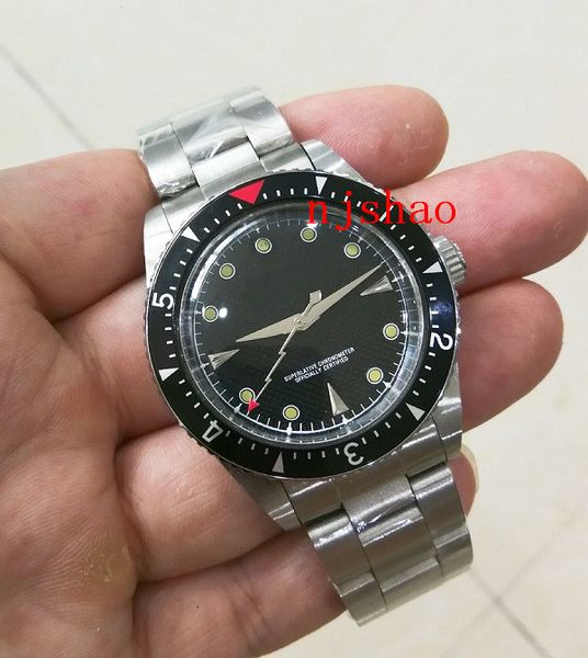 

men's wristwatch vintage 6541 automatic mechanical movement stainless steel fashion men mens watch watches, Slivery;brown