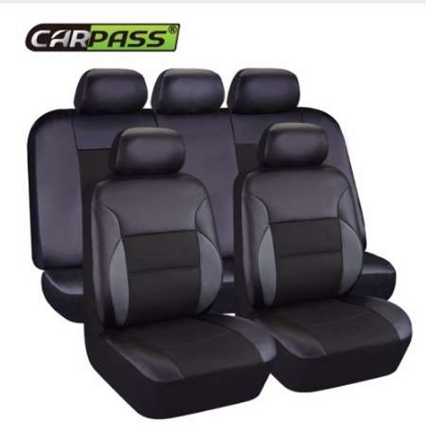 

car-pass new leather auto car seat covers universal automotive car seat cover for car lada granta toyota nissan lifan x60