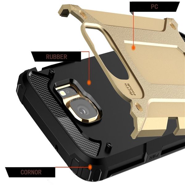 

for samsung note 4 case combo shockproof for iphone x case hard plastic soft tpu rubber for goophone armor phone case