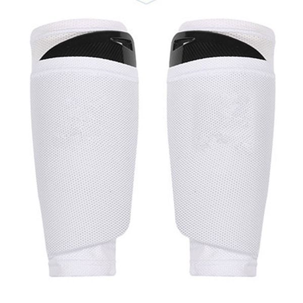 

rele1pair football leggings board breathable fabric knee pad support brace training soccer shin pad shin guard, Black