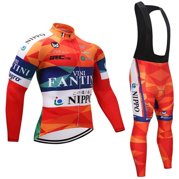 

2018 Pro Team Men Cycling jersey bib pants set Maillot Ropa Ciclismo MTB Bike Breathable quick dry Long Sleeve Clothes bicycle Wear shirts