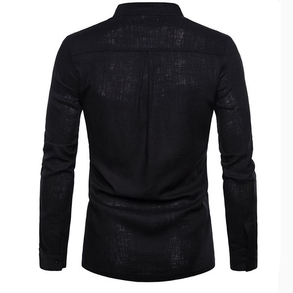 

mens shirts casual slim fit big sizes men clothing long sleeve shirt men, White;black