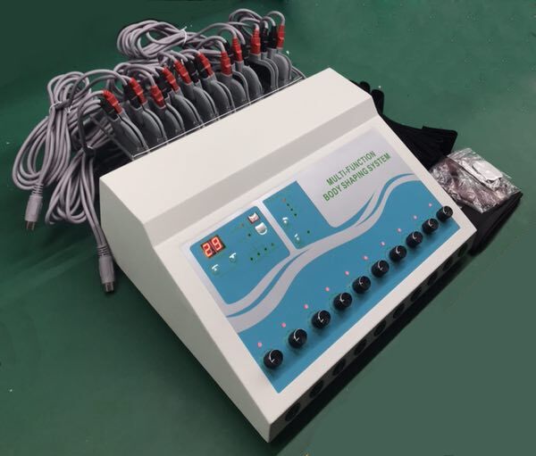 

portable weight loss russian waves heating electric muscle stimulator stimulation electro stimulation ems slimming machine breast tihgtening