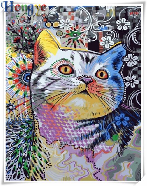 

diy алмазов картина вышивки крестом комплект горный хрусталь мозаика домашнего декора подарок животных милый кот полный квадратный алмаз 5d