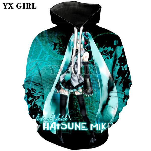 

plstar cosmos new anime vocaloid hatsune miku cute 3d print japanese famous animation tee hoodie/sweatshirt -5, Black