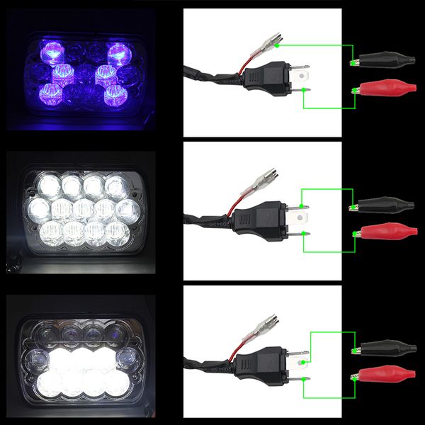 

hotsale водить фара high low beam 7 * 6 '' 55w 12v 24v 3060lm 6500k ip68 30000h для 4х4 cherokee xj yj 27450c / h6054 / h6053 / h6052