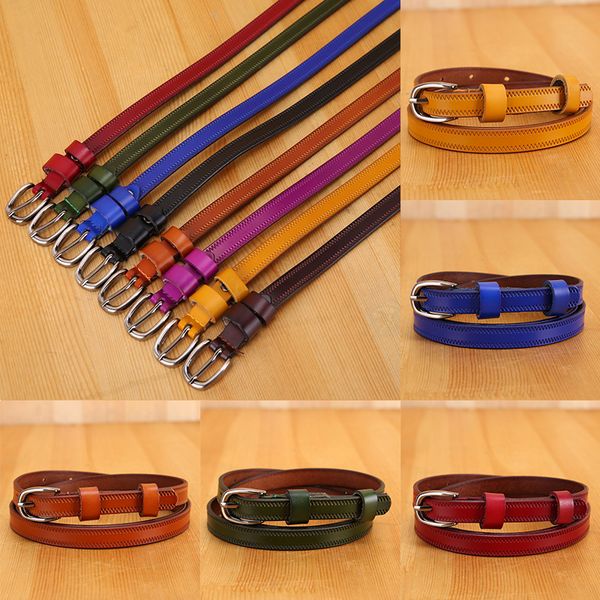 

lady vintage metal waist belt waistban boho leather fashion women, Black;brown