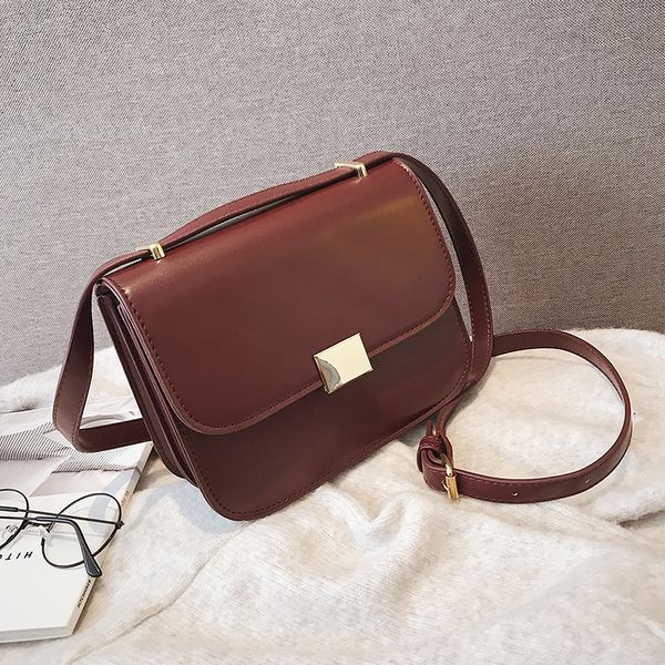 

2018 New Style Women Plain Flap Bags Purse shoulder bags cross body purse bags Baobeier wanggong /10