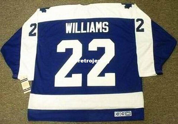 

wholesale mens tiger williams toronto maple leafs 1978 ccm vintage retro hockey jersey, Black;red
