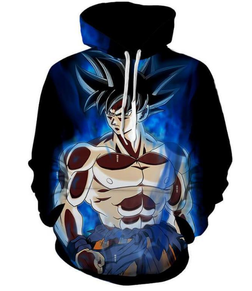 

новые моды для женщин / мужчин dragon ball z гоку мышцы harajuku стиль смешно 3td печати случайные толстовки унисекс плюс размер kk125, Black
