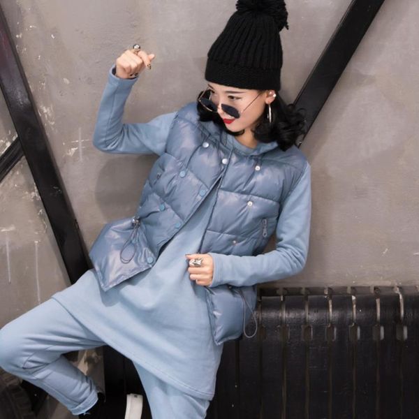 

2018 осени зима новой мода brandadjustable талии жилет женские без рукавов случайного стиля короткого жилета верхней одежды вершина gx1526, Black;white