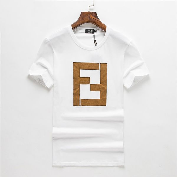 

Мужские Дизайнер Футболки Лето С Короткими Рукавами Белый Черный F Письмо Мода По